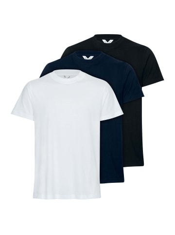 MELA T-Shirt AVAN Bundle in schwarz / weiß / navy