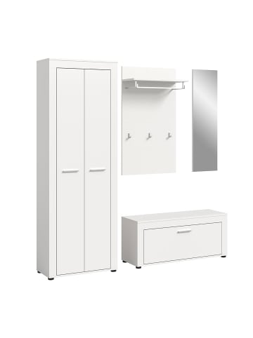 ebuy24 Weiß 184 x 35 cm