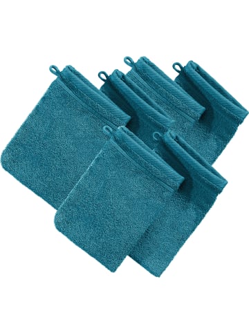 Erwin Müller Frottier Waschhandschuh 6er-Pack Heidelberg in petrol