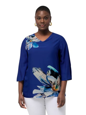 Ulla Popken Bluse in dunkles saphir