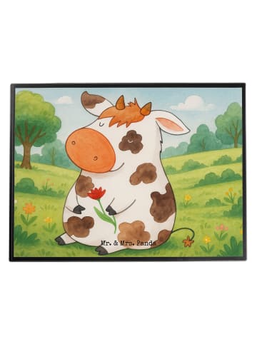 Mr. & Mrs. Panda arbeitsunterlage Kuh Design ohne Spruch in Weiß