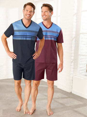 Sieh an! Shorty in marine + bordeaux