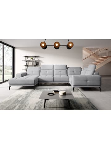 MF Design Nevido Recamiere Rechts in Stone -  (L) 201 x (B) 350 x (H) 77 cm