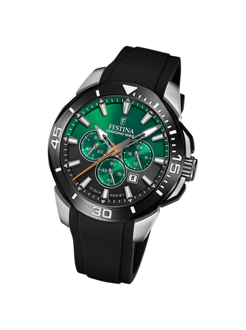 Festina Chronograph-Armbanduhr Festina Chrono Bike schwarz extra groß (ca. 47mm)