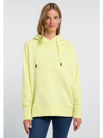 ELBSAND Hoodie Svara in Sunny Lime Melange