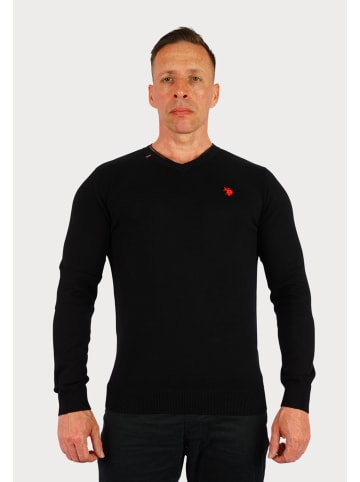 U.S. Polo Assn. Strickpullover in schwarz