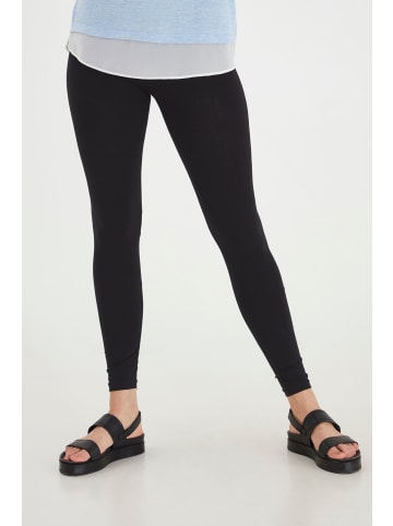 Fransa Leggings in schwarz