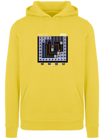 F4NT4STIC Hoodie Level 45 Millie Mollie C64 Retro Gaming in taxi yellow