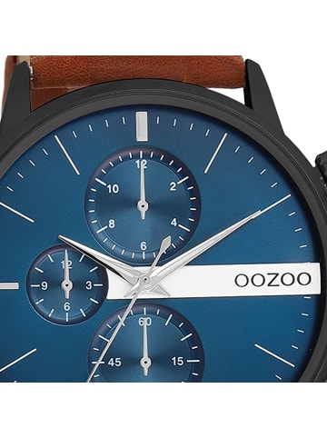 Oozoo Analog-Armbanduhr Oozoo Timepieces braun groß (ca. 45mm)