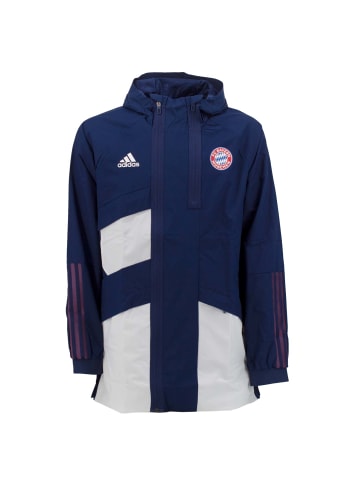 adidas Jacke FC Bayern München FCB Travel Drill in Blau