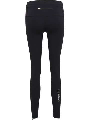 Newline Verstellbare Taille Leggings Reflektierend Logo Women Core in BLACK