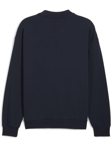 Puma Pullover "MCFC ftblCulture+ Sweat Drill Top" in Blau