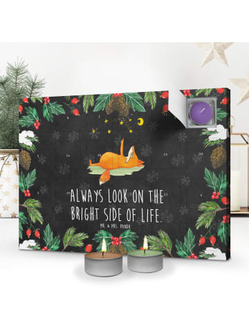 Mr. & Mrs. Panda Adventskalender Fuchs Sterne mit Spruch in Kreidetafel