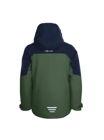 Trollkids Funktionsjacke Skaland in navy/lime/azure bluel