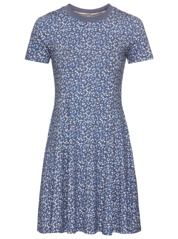 Kangaroos Jerseykleid in blau-geblümt