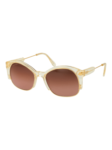 Serengeti Sonnenbrille Rund Gold