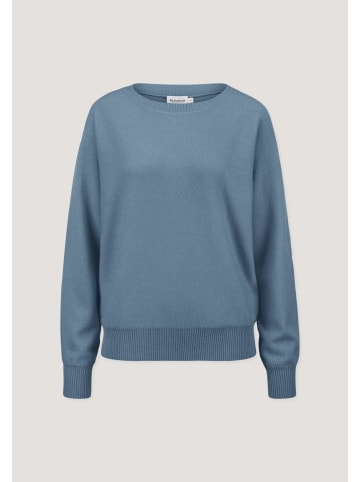 Hessnatur Hessnatur Pullover Relaxed aus Bio-Schurwolle mit Cashmere in kristallblau