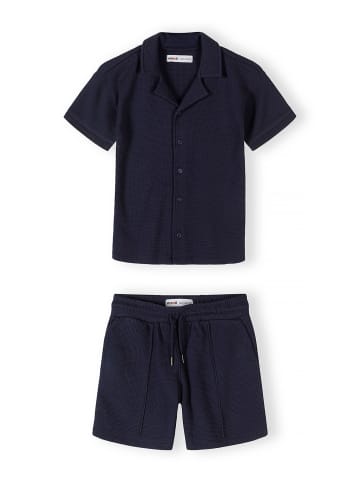 Minoti 2-tlg T-Shirt & Shorts 29POLO257 in dunkelblau