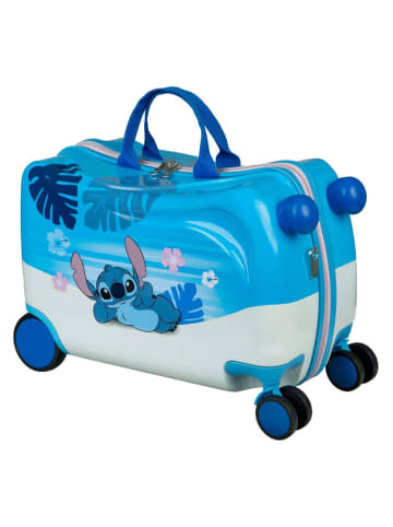 Lilo & Stitch Lilo & Stitch Ride-on Trolley – Kinderkoffer mit Sitzfunktion in Blau