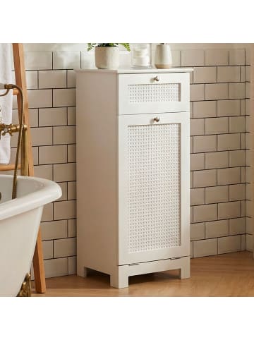 FineBuy Badregal in Weiß / MDF / 40x38x90