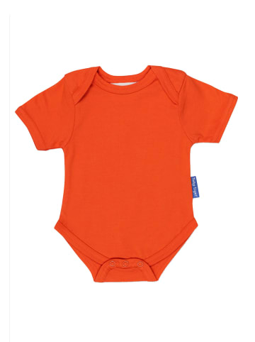 Toby Tiger Baby Kurzarmbody in orange