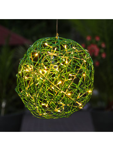 MARELIDA LED Drahtkugel 30cm Kugelleuchte Gartenleuchte D: 30cm