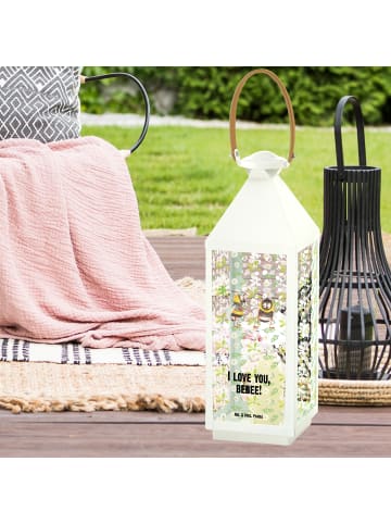 Mr. & Mrs. Panda windlicht indoor Bienen Paar mit Spruch in Transparent