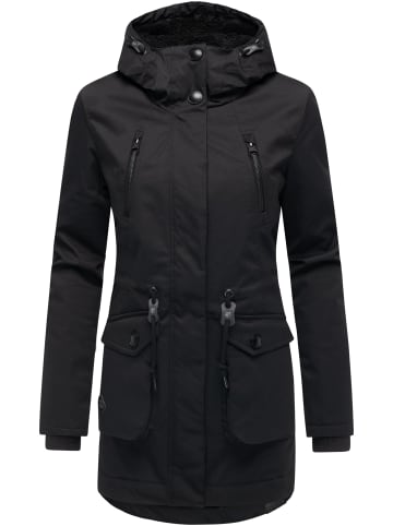 ragwear Kurzmantel Ellsa YOUMODO in Black