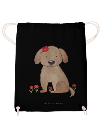 Mr. & Mrs. Panda Turnbeutel Hund Dame ohne Spruch in Schwarz
