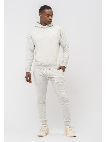 Tom Barron Jogginganzug Tom Barron Men's Oversize Tracksuit 2 Piece Set Casual Style Jogging Outfit Patch Logo On Chest in grey