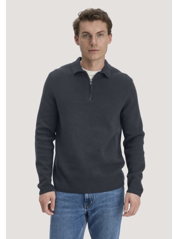 Hessnatur Strick Polo in marine