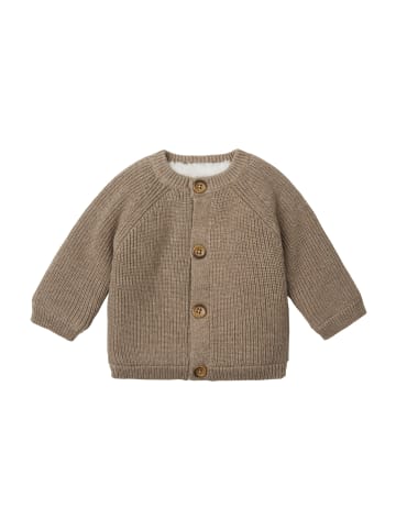 Noppies Strickjacke Nevers in Taupe Melange