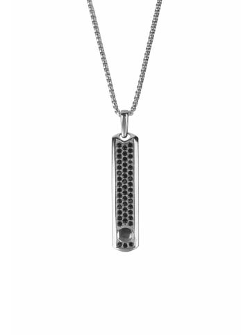 GT COLLECTION Kette mit Anhänger Zircon in grau