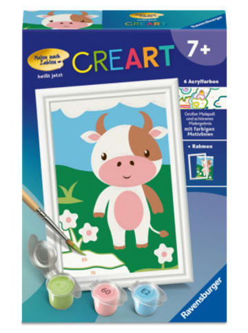 Ravensburger Verlag GmbH Nonbook - CreArt, Malen nach Zahlen Kinder - Süße Kuh