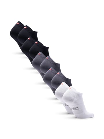 DANISH ENDURANCE Socken No Show Running in black/grey/white