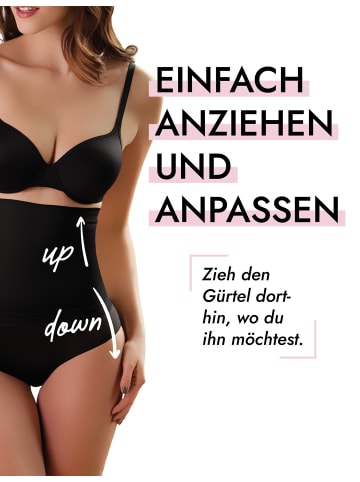 Skin Wrap Gürtel in Schwarz