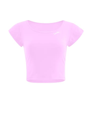 Winshape Functional Light and Soft Cropped Kurzarmshirt AET137LS in lavender rose