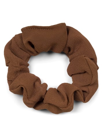 styleBREAKER Scrunchie Haargummi in Braun