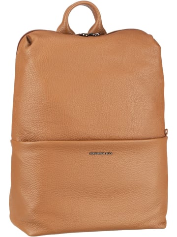 Mandarina Duck Rucksack / Backpack Mellow Leather Squared Backpack FZT38 in Indian Tan