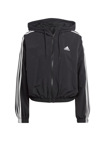 Adidas Sportswear Kapuzenjacke 3S in black-white