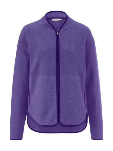 Hessnatur Fleece-Jacke in violett