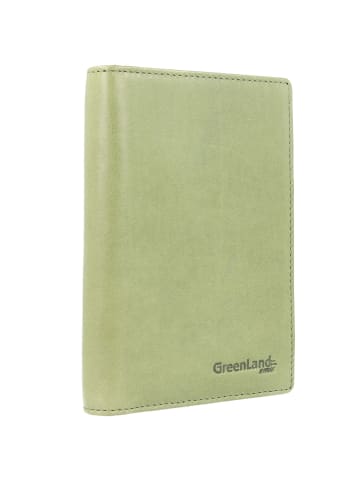 Greenland Nature Soft Colour Reisepassetui RFID Leder 12 cm in pistazie