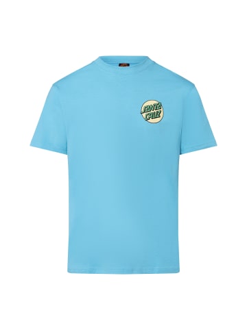 Santa Cruz T-Shirt Screaming Rose Flash in hellblau