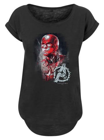 F4NT4STIC Long Cut T-Shirt Avengers Endgame Captain America in schwarz