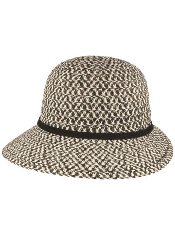 BREITER Strohhut in schwarz