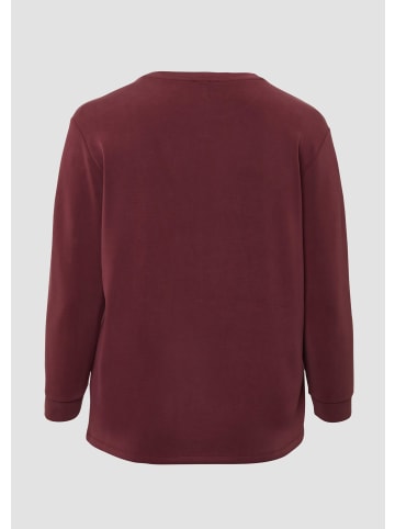 s.Oliver Sweatshirt in 39D0_bordeaux