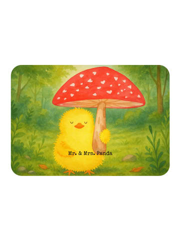 Mr. & Mrs. Panda Magnet Küken Fliegenpilz Design ohne Spruch in Weiß