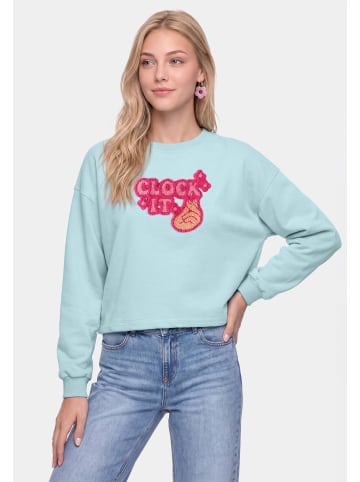 myMo Women Sweatshirt in Aqua