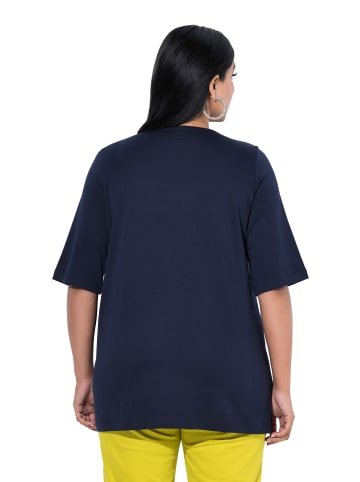 Ulla Popken Shirt in dunkles marine