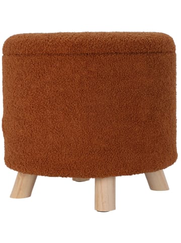 Home&Styling Collection Gepolsterter Hocker in braun